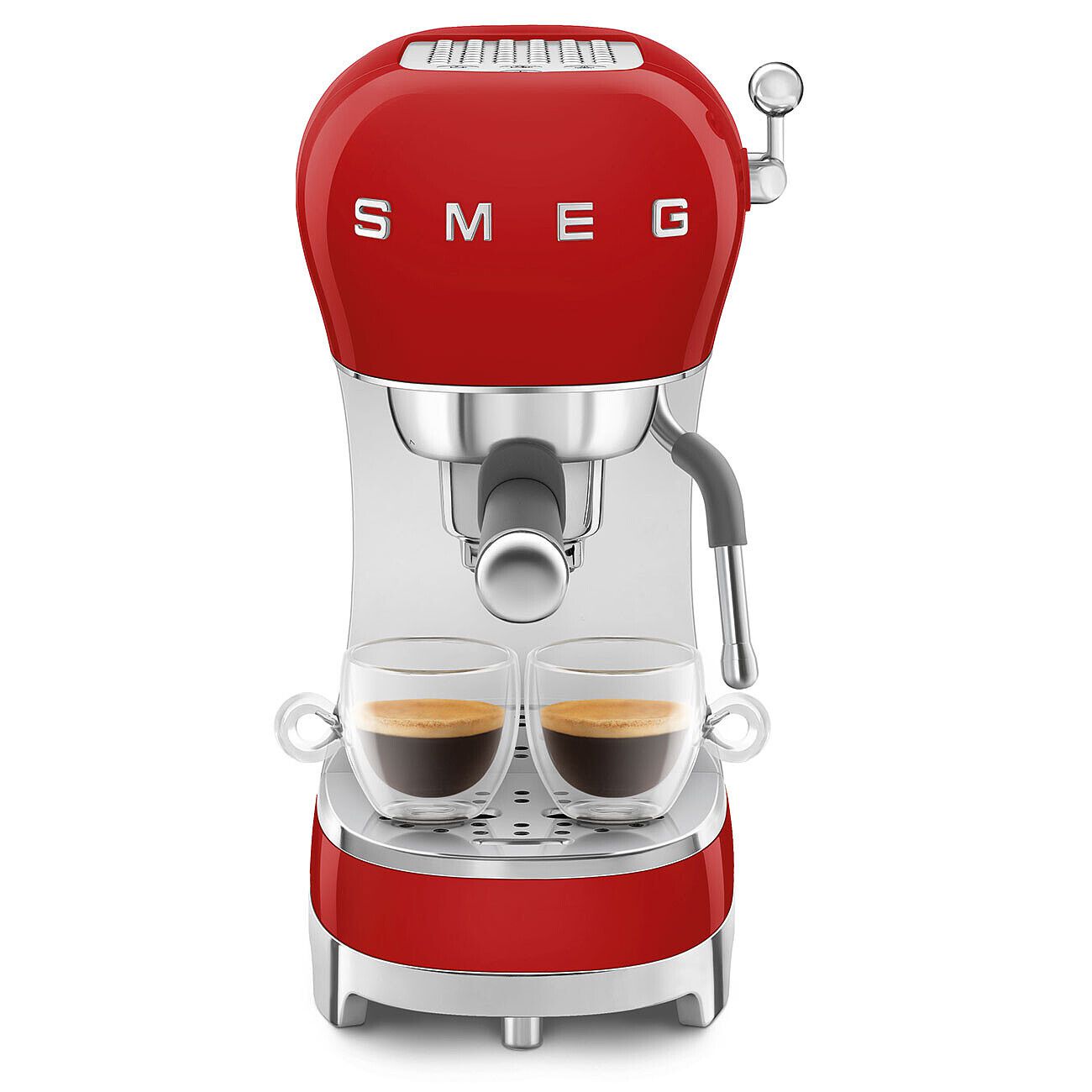 SMEG Espressomaschine Rot